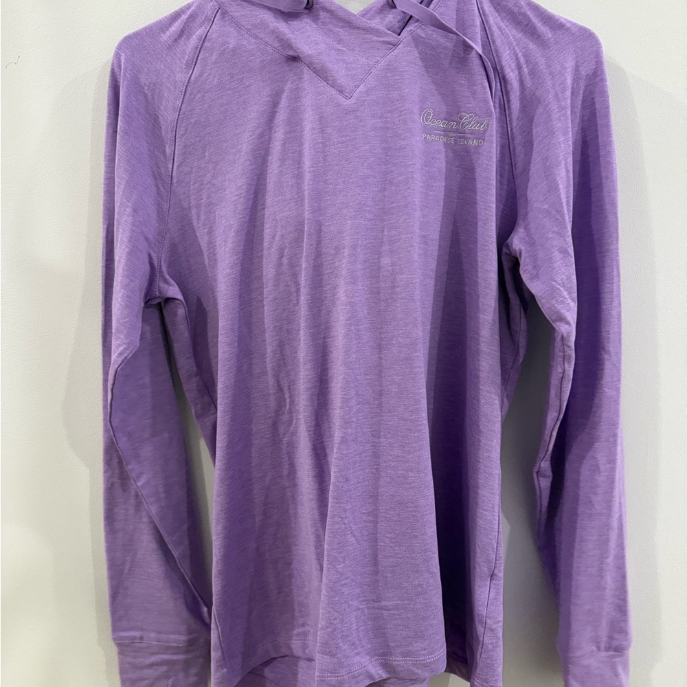 Purple Long Sleeve Hoodie